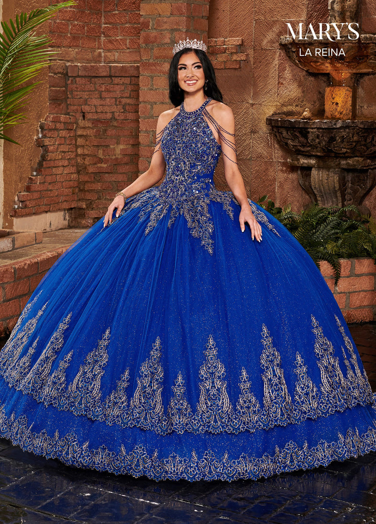 Baby Blue Gold Princess Quinceañera Dress – TulleLux Bridal Crowns &  Accessories